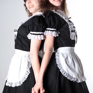 Vestido de empregada "Merry" para mulheres, algodão, cosplay, empregada francesa, vestido de empregada japonesa, 90% algodão imagem 5