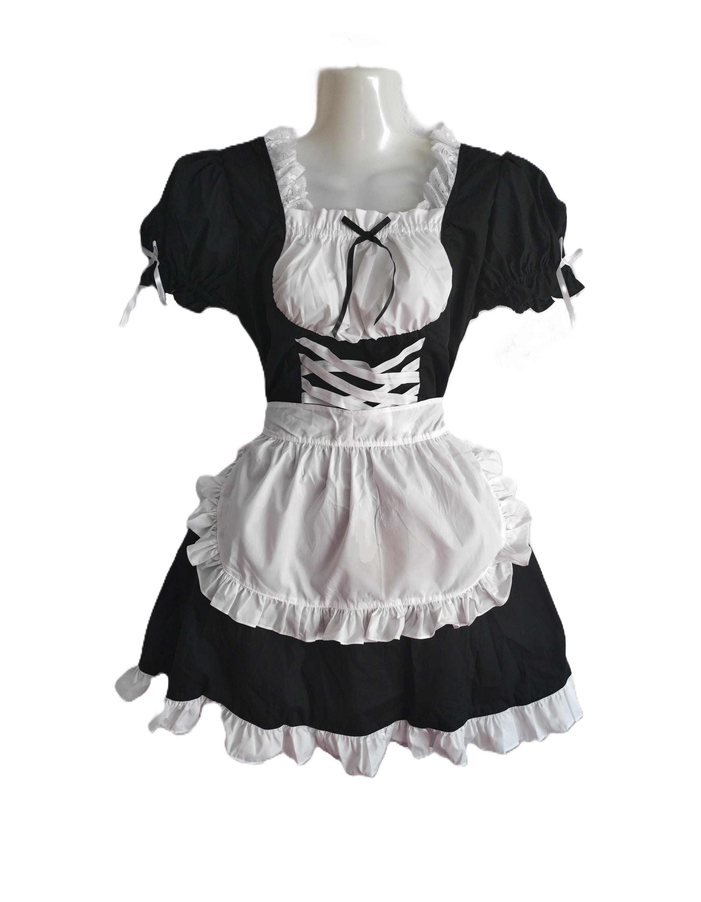 Maid Dress Mai for Woman French Maid 90% Cotton Japanese Maid
