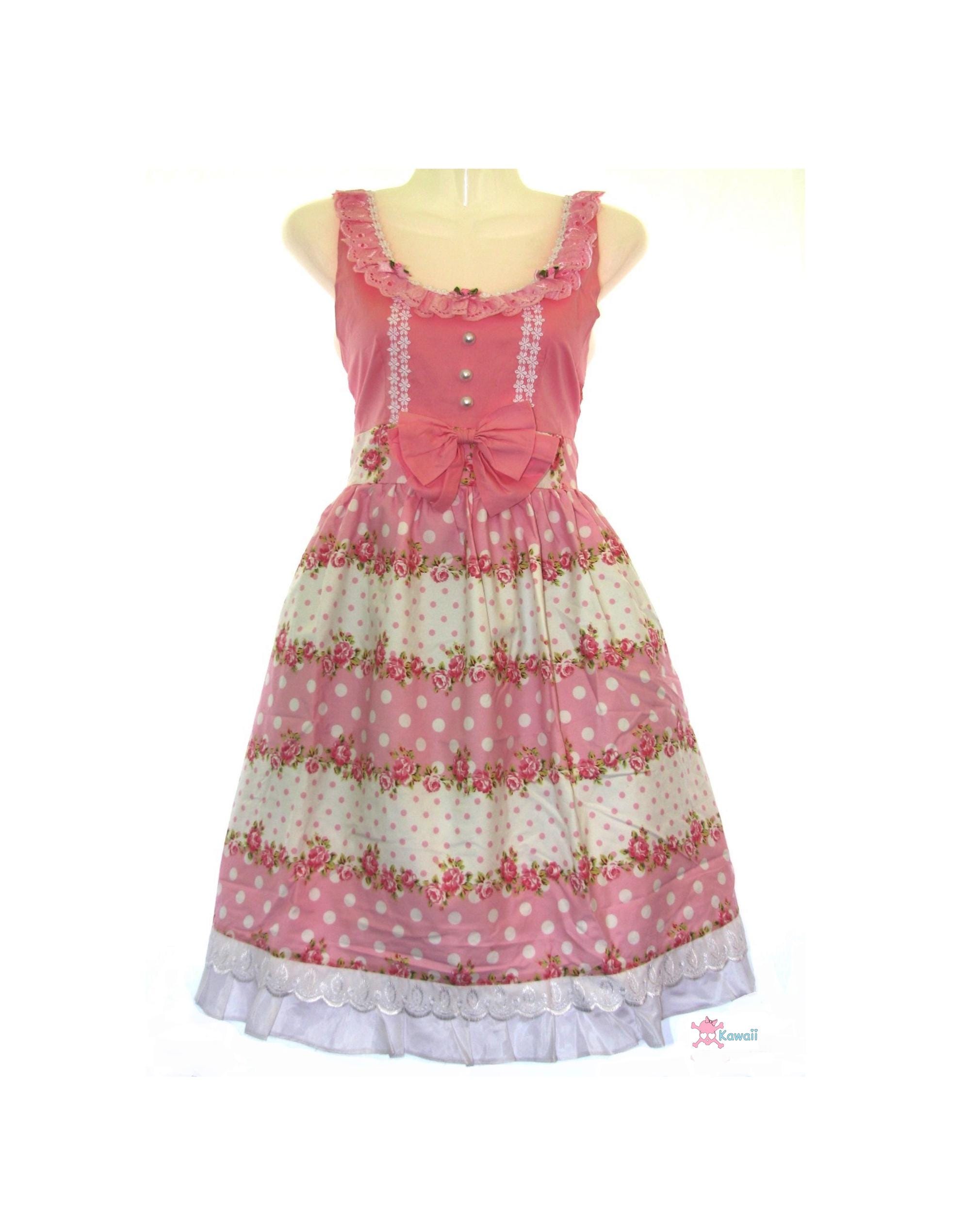 Harajuku Pink Dress - Etsy Canada