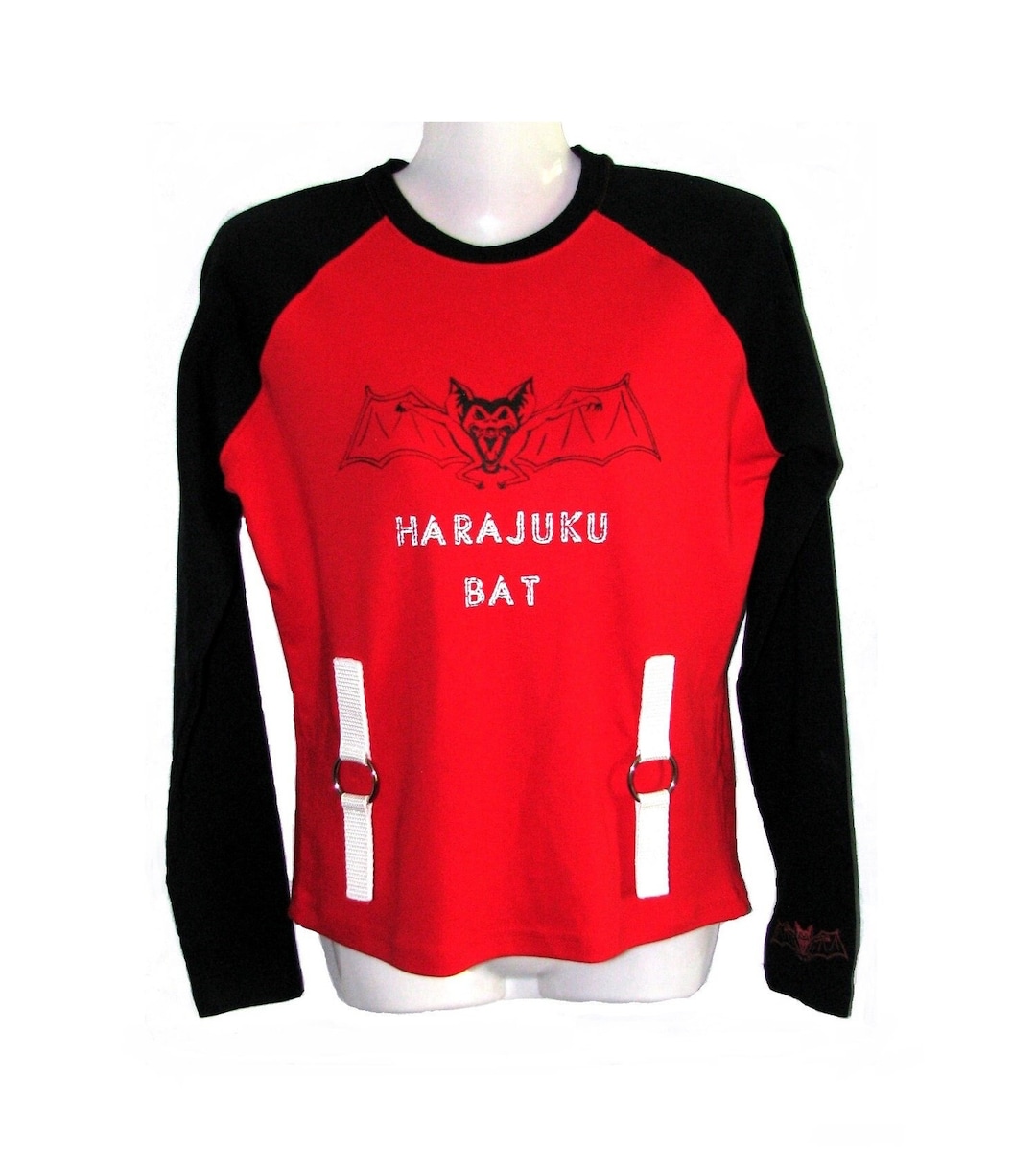 Limited (harajuku Bat) Visual Kei Longsleeve Bat Japanese Harajuku ...