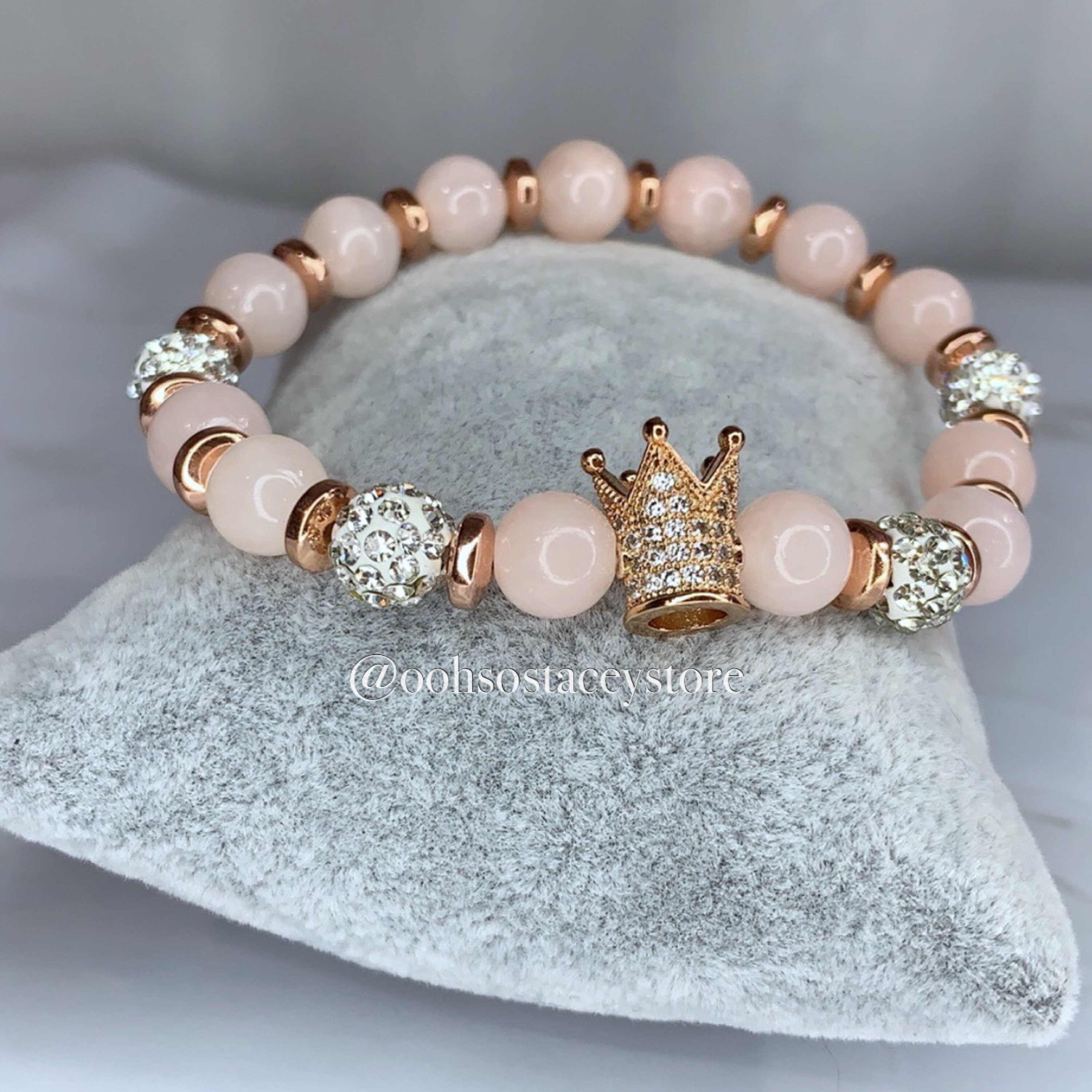 Crown bracelet rose best sale gold