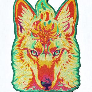 Aura Coyote Woven Patch