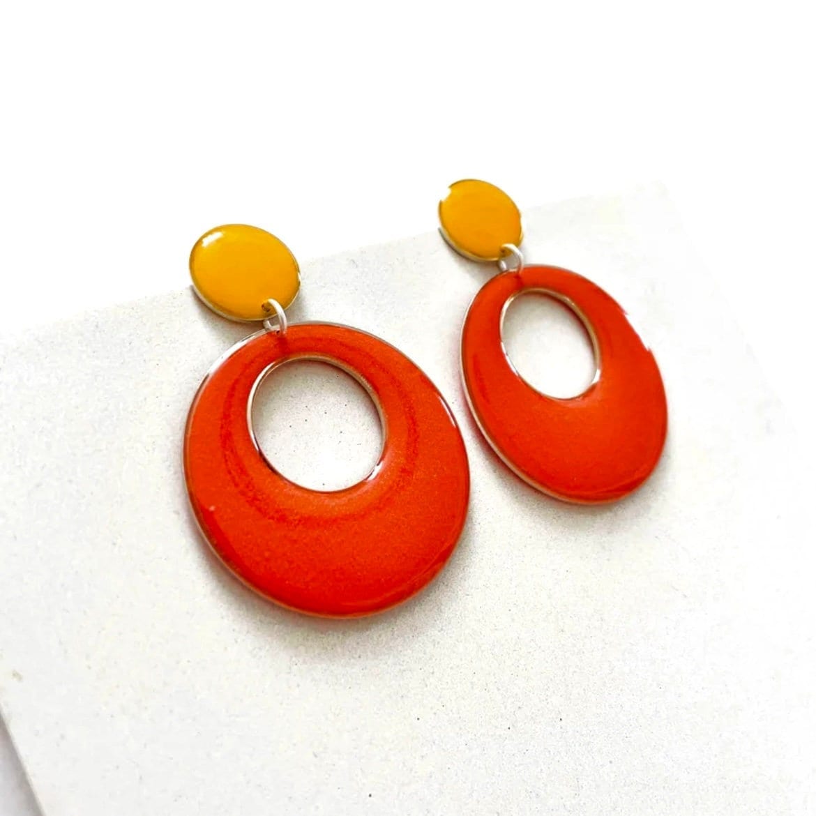 Boucles d'oreilles vintage des années 60/70 - Accessoire rétro et