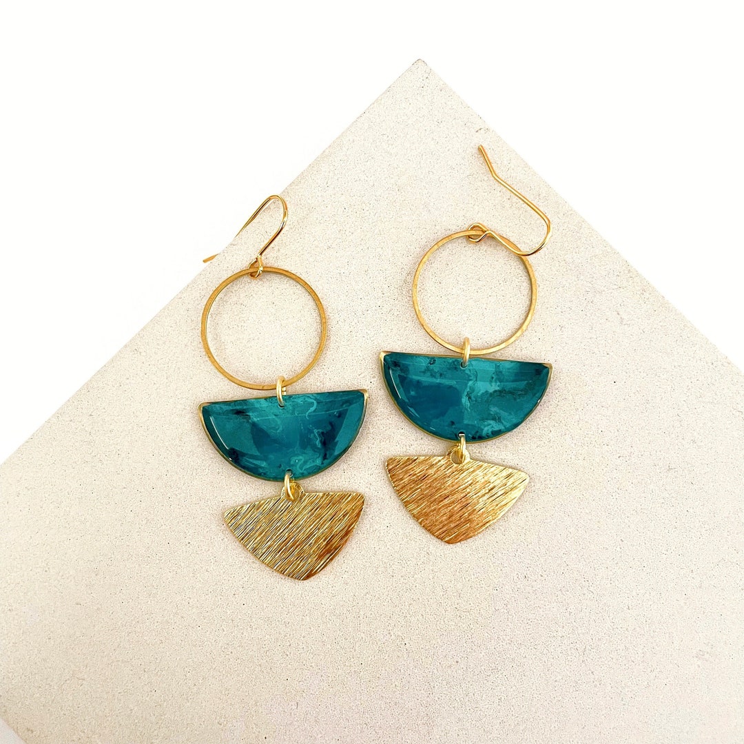 Nickel Free Statement Earrings UK, Unique Dangle Earrings With Hooks