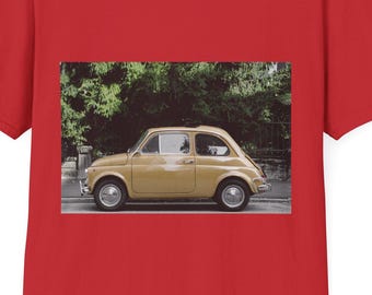 Camiseta Vintage com Estampa de Carro Clássico, Camiseta com Gráfico de Carro Vintage, Presente para Homens