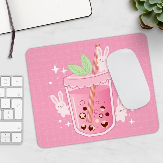 mouse mat kawaii office Vaporwave pink table mat cute Mouse pad gamer