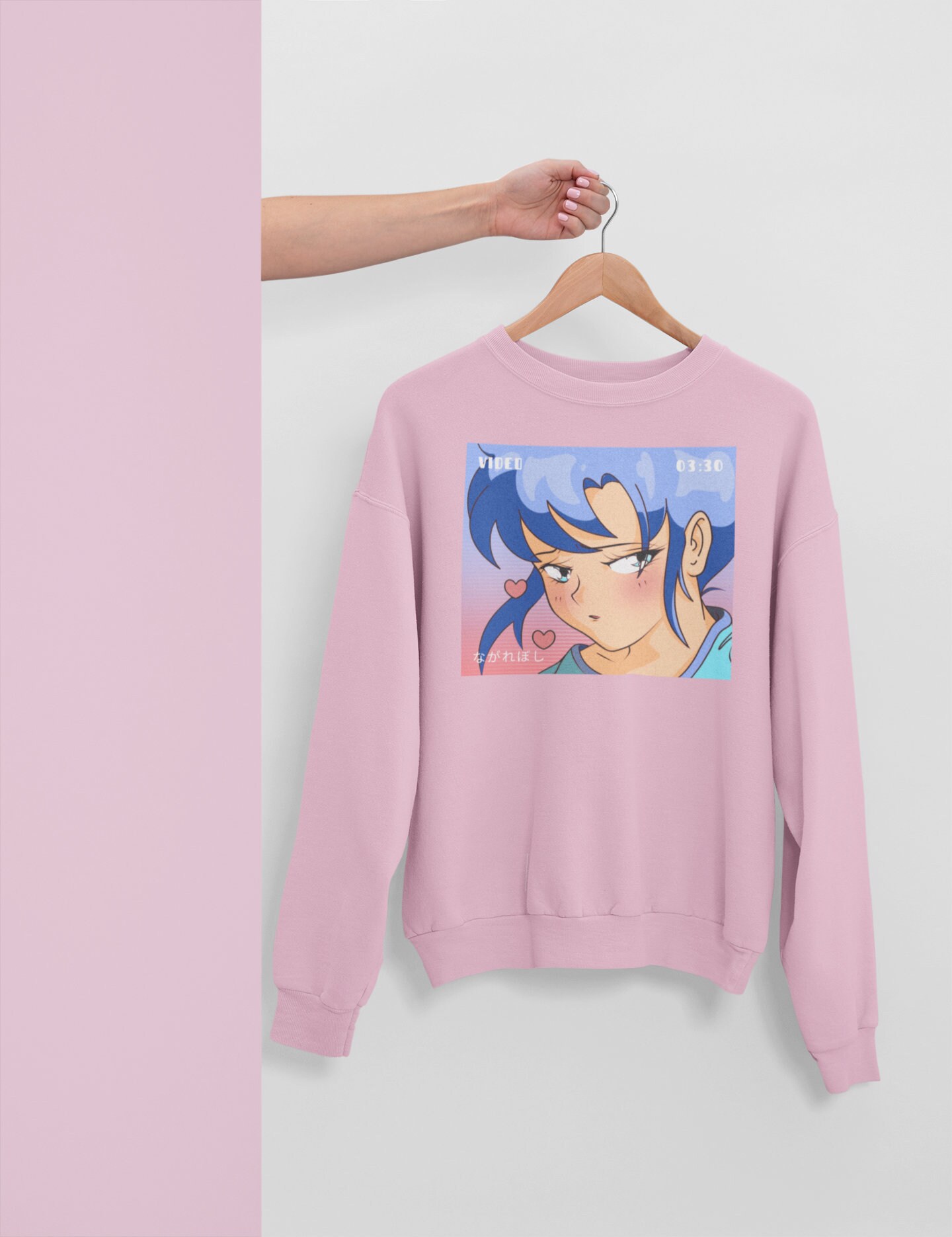 Blue Hair Anime Girl Anime Sweatshirt Manga Sweatshirt Etsy Blue Hair Anime Girl Anime Sweatshirt Manga Sweatshirt Etsy
