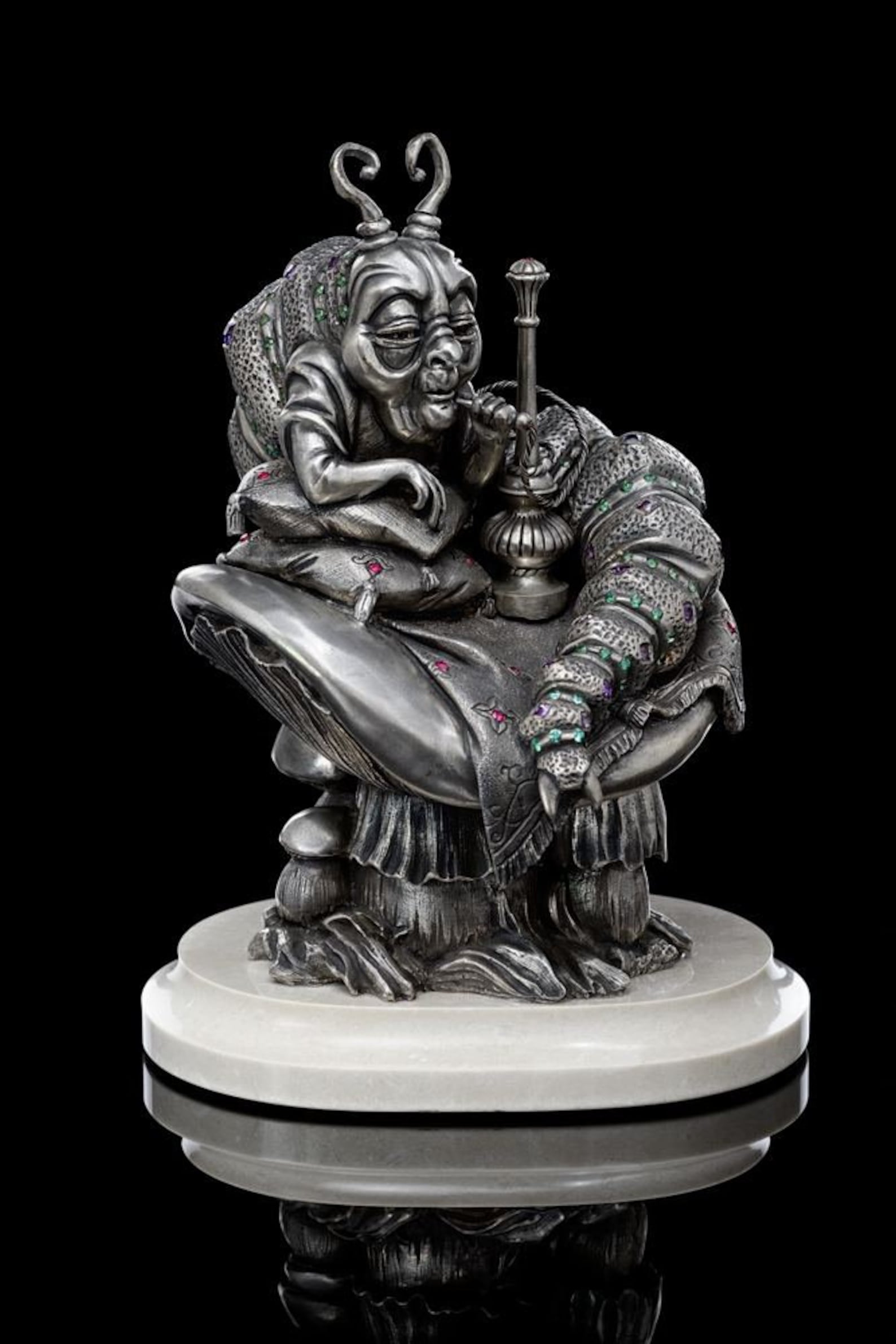 alice in wonderland caterpillar statue