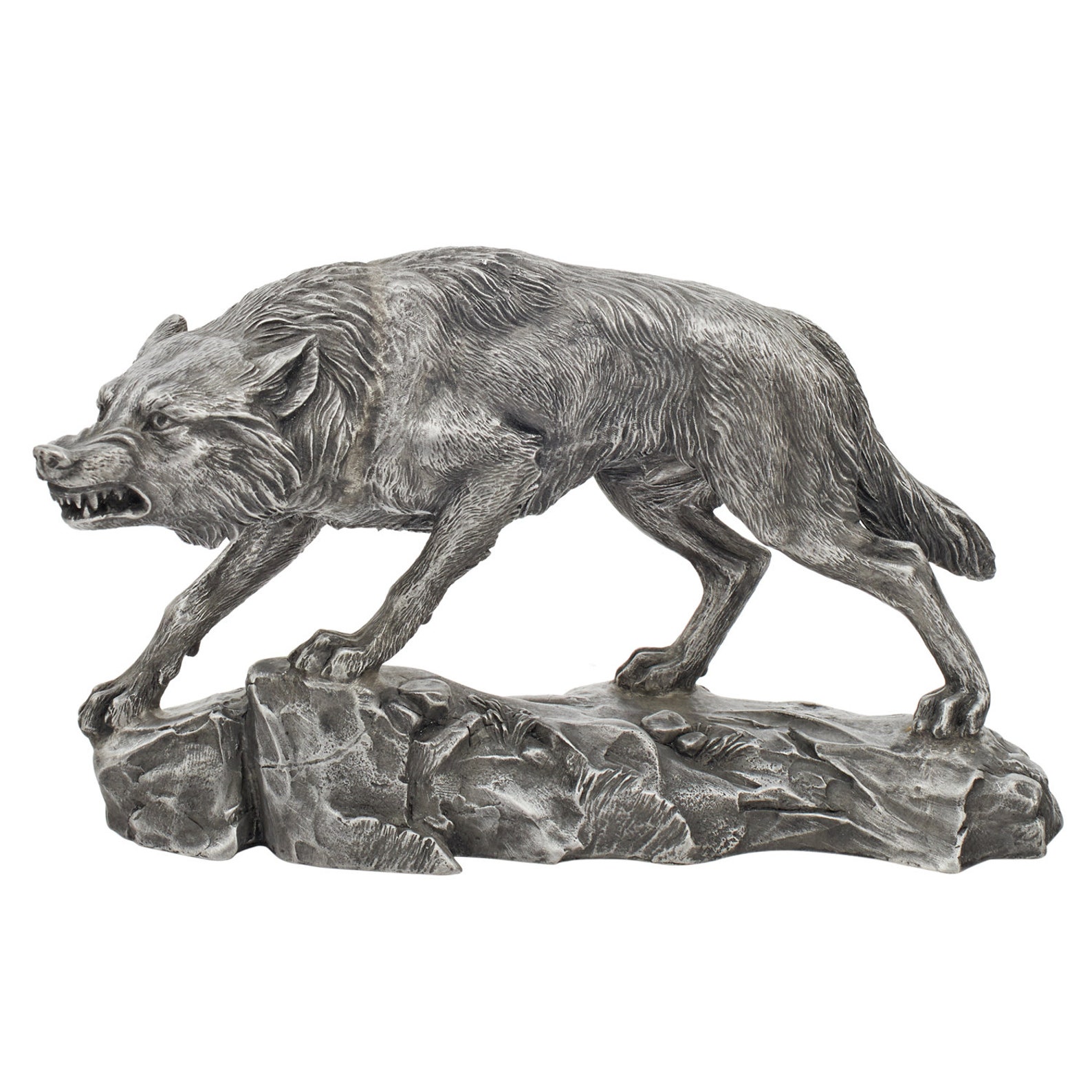 Wild Wolf Small Tin Figurine Collectible Wildlife Animal Etsy