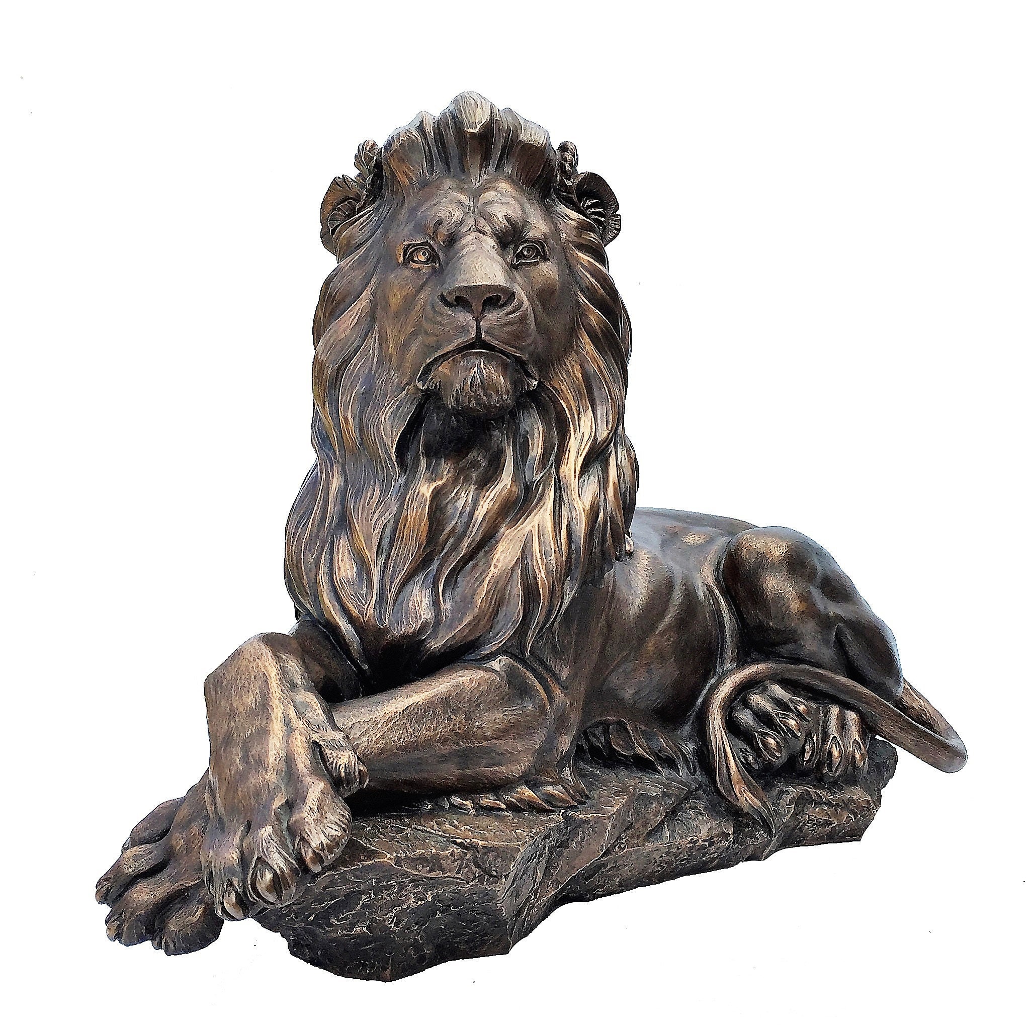 Lion King Of Beasts Bronze Statue Souvenir Gift To Him Etsy