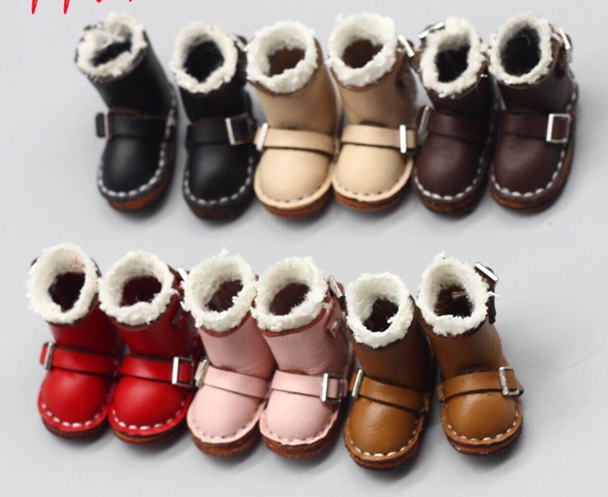 Blythe Retro Leather Shoes, Blythe clothes, Blythe Doll Kit for Custo…
