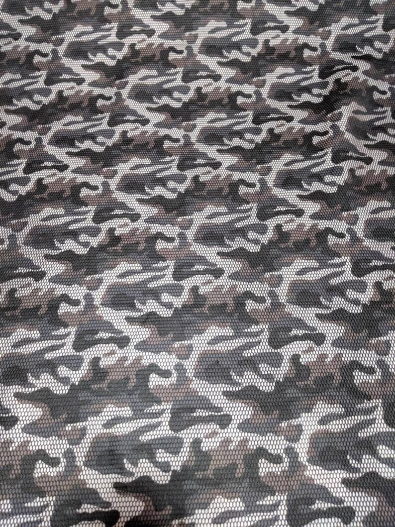 Red camouflage scuba neoprene fabric Etsy