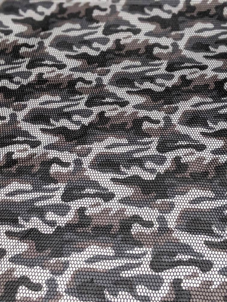 Red camouflage scuba neoprene fabric Etsy