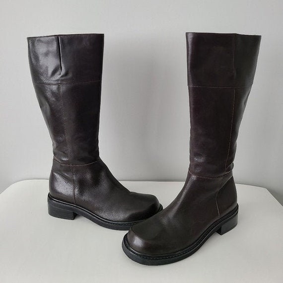 Vintage 90s/Y2K Eddie Bauer Mahogany Brown Leather