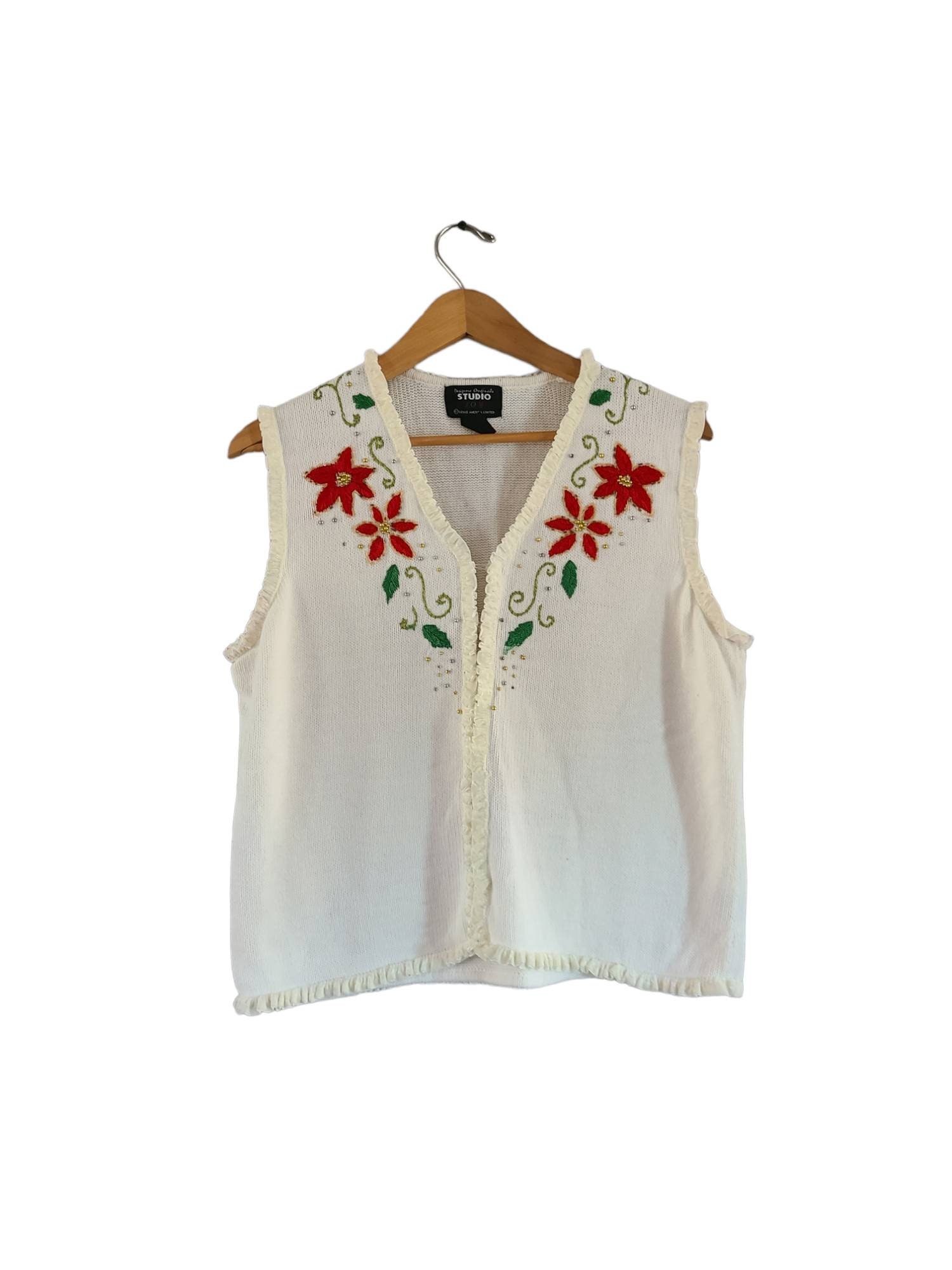 womens ugly sweater vest