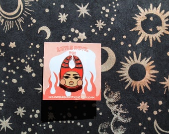 Little devil enamel pin, lapel pin, demon pin