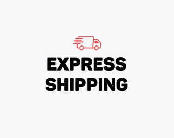 Express shipping: UPS Express, UPS Mail Innovations only to US, Dhl Express Worldwide and FedEx Express Worldwide. Up to 6-14 business days