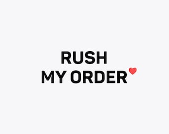 Rush my order. Fulfill of your orders in 1 business day. Speed up the processing time of your orders.