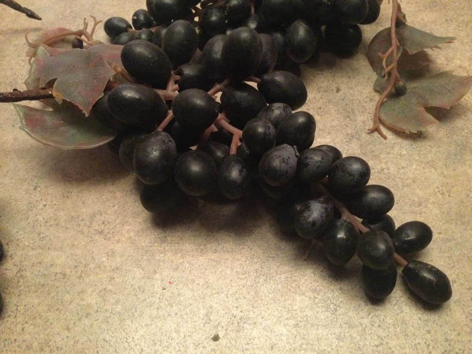 Vintage Black Artificial Rubber Grape Clusters Etsy