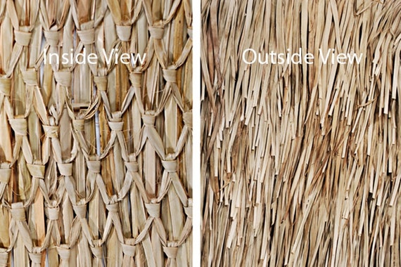 30x30ft Palm Thatch Roll Mexican Palapa Tiki Thatch Etsy