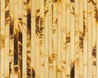 4' x 8' Bamboo Wall Paneling TORTOISE Color Wainscoting Wainscot Tiki Bar Panel, Bamboo Wainscot, Outdoor Bar Wall Panel, Thatch Panel