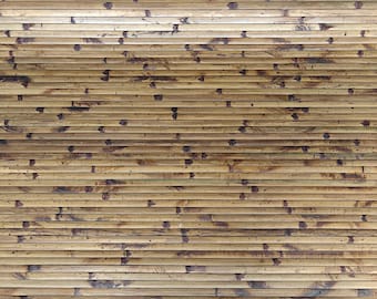 One- 4' x 8' Bamboo Wall Paneling Chocolate Color Wainscoting Wainscot Panel Tiki Bar, Bamboo Wainscot, Tiki Bar wall Panel, Outdoor Bar