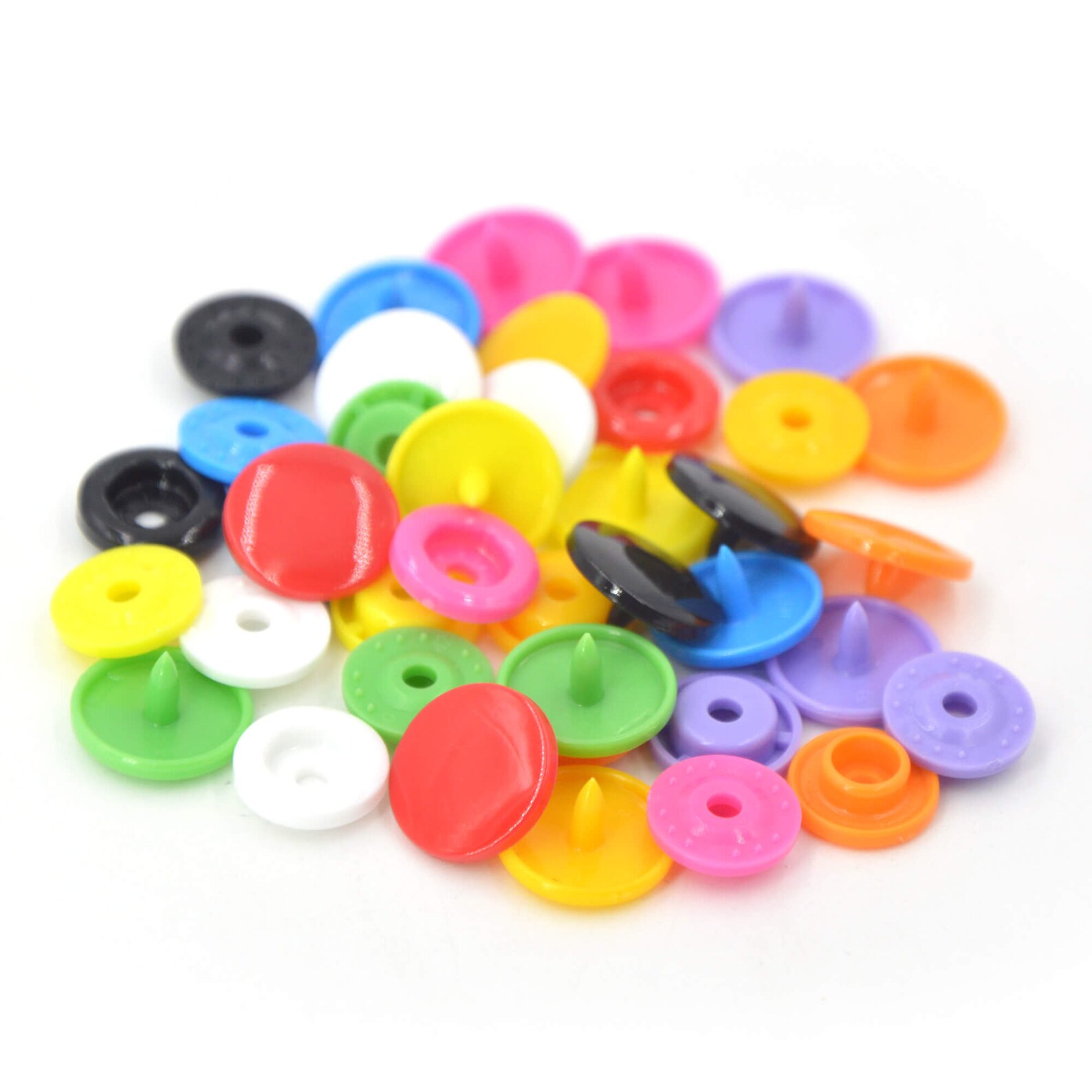 Glossy Plastic Snap Fasteners Press Studs Snaps Buttons for Etsy