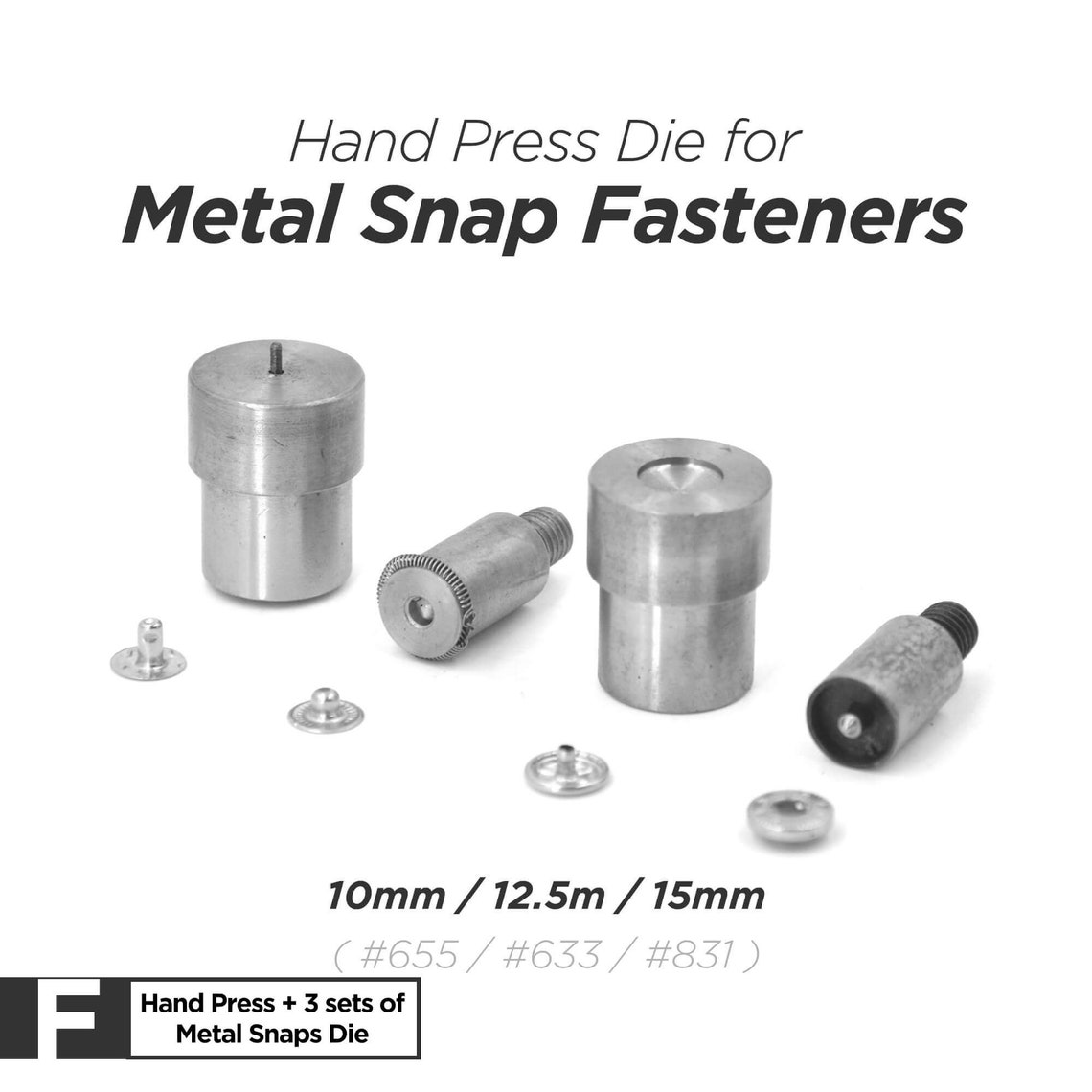 Hand Press for Double Cap Rivets Eyelets Grommets Rhinestone Etsy