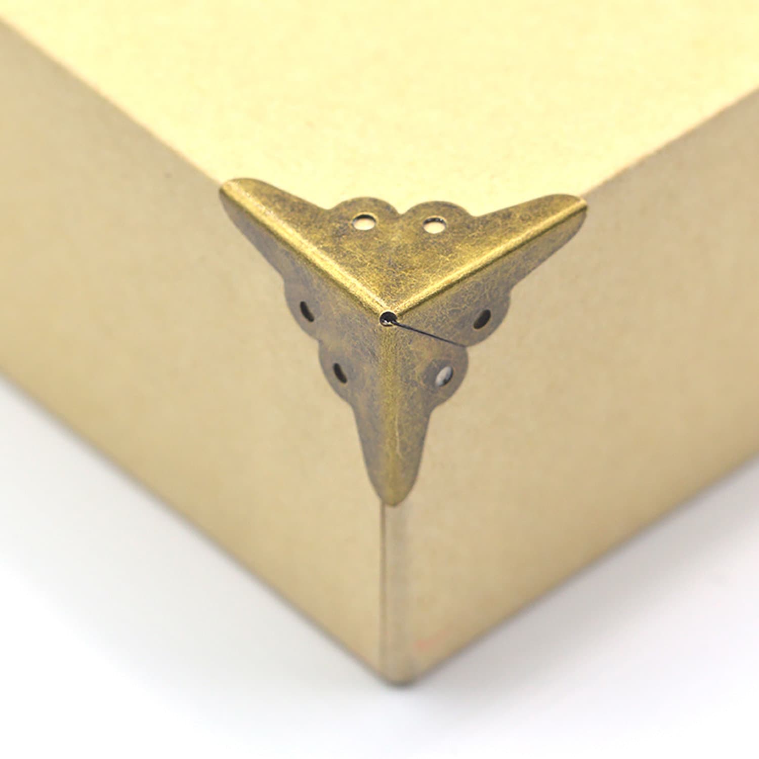 20pcs Bronze Wooden Box Corner Case Corner Protector Flower Etsy