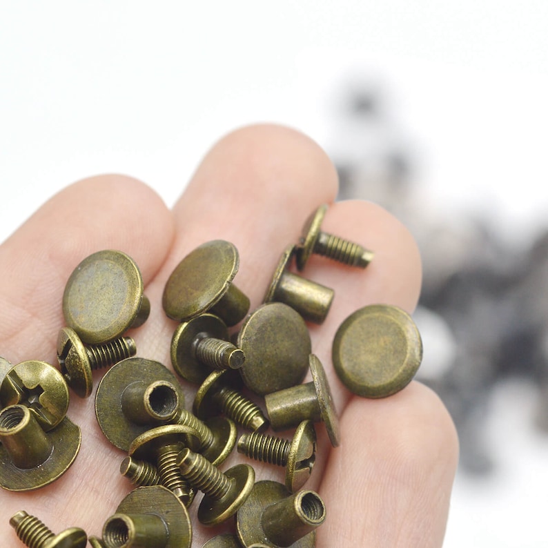 20pcs Chicago Screws Studs Screw Rivets Post Binding Menu Book Etsy Australia