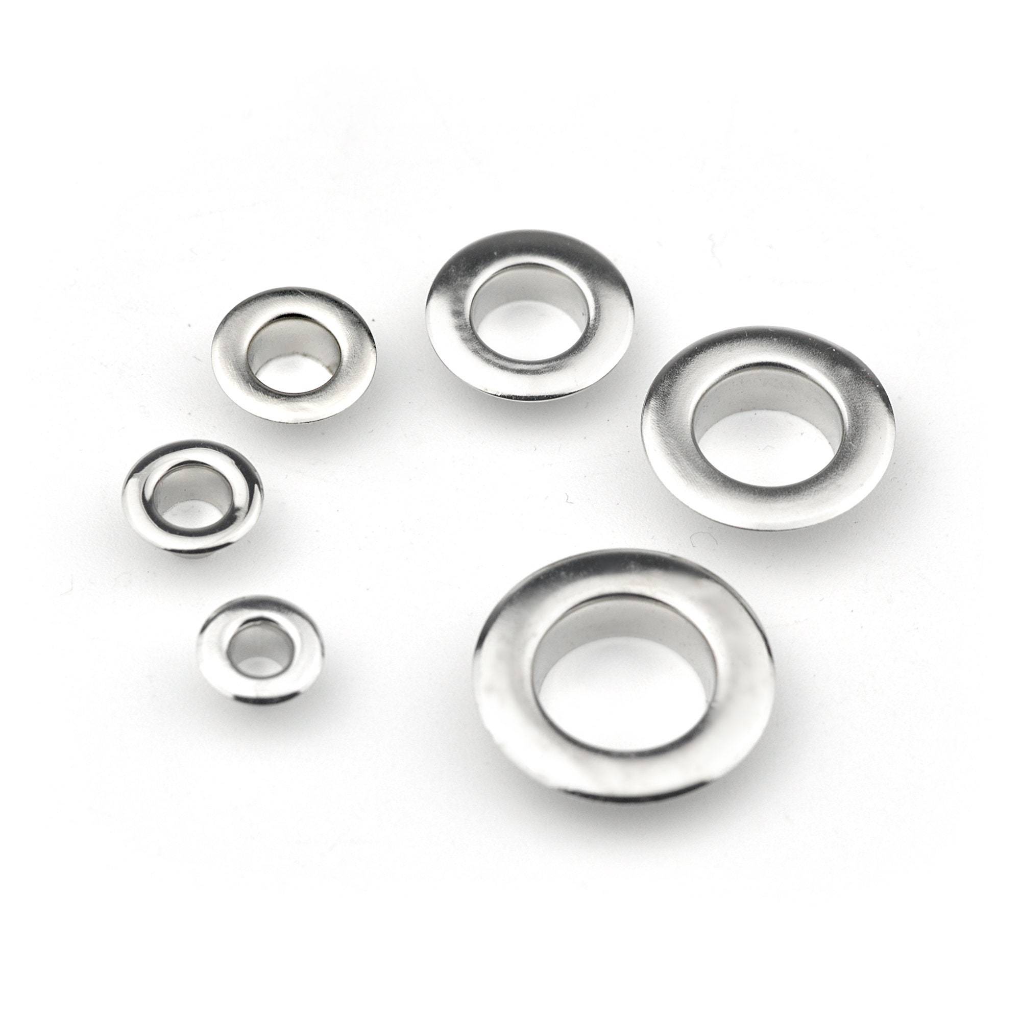 Aluminum Silver eyelets and grommets for banners 10 mm .. Pack of 10 on  eBid United States
