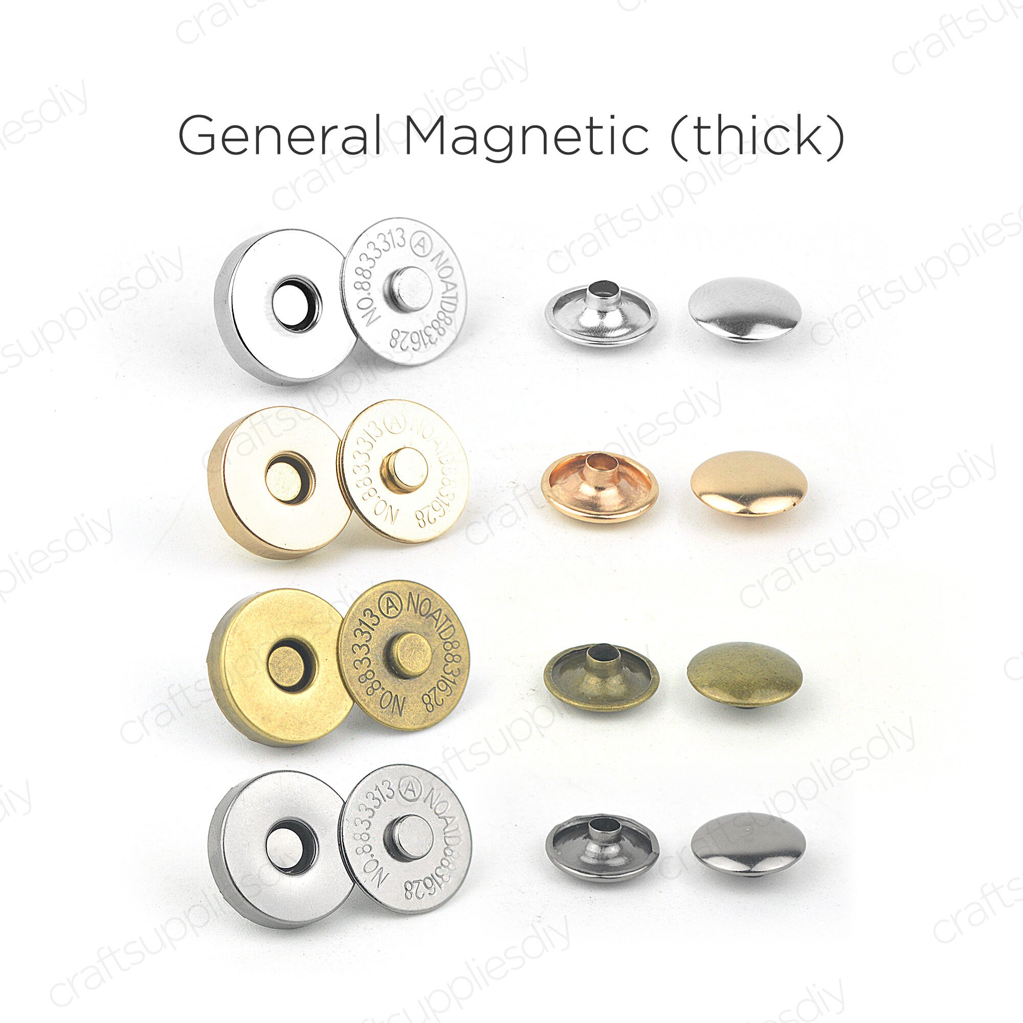 10 Sets Double Caps Snaps Clasps for Bag Purse Etsy