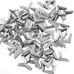 30pcs Book Corners Protectors Scrapbooking Albums Decorative Corner ...