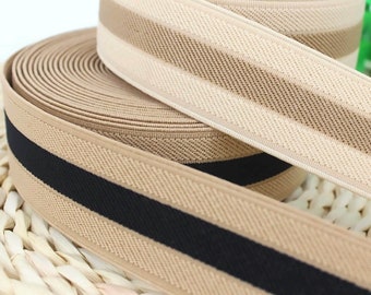 2 meters Monoclinic Striped Elastic Suspenders Belt Cap Hat Accessories Width 35mm | Craft Supplies DIY
