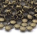150 Pack Star Studs For Clothing, 0.39in/10mm Iron Star Spike Studs Rivets For Fabric Punk Rock Clothing DIY Bracelet Leathercraft