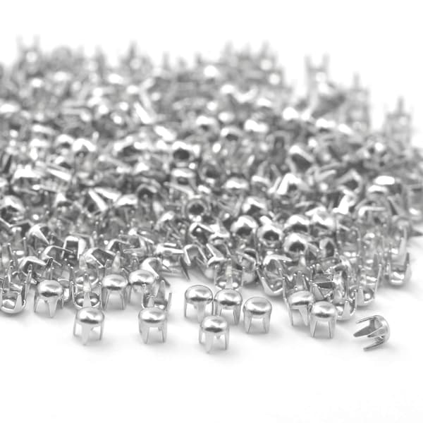 500pcs Wholesale Dome Studs Nail heads Claw Rivets Punk Decoration Rivet for DIY Leather Clothes Shoes Bag Crafts 3mm | Craft Supplies DIY