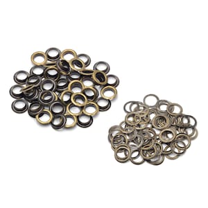 Wholesale Brass Material Silver Grommet Eyelet with Washer fit Leather Craft Bag Shoes Belt Cap 4mm/5mm/6mm/8mm/10mm Craft Supplies DIY Bronze