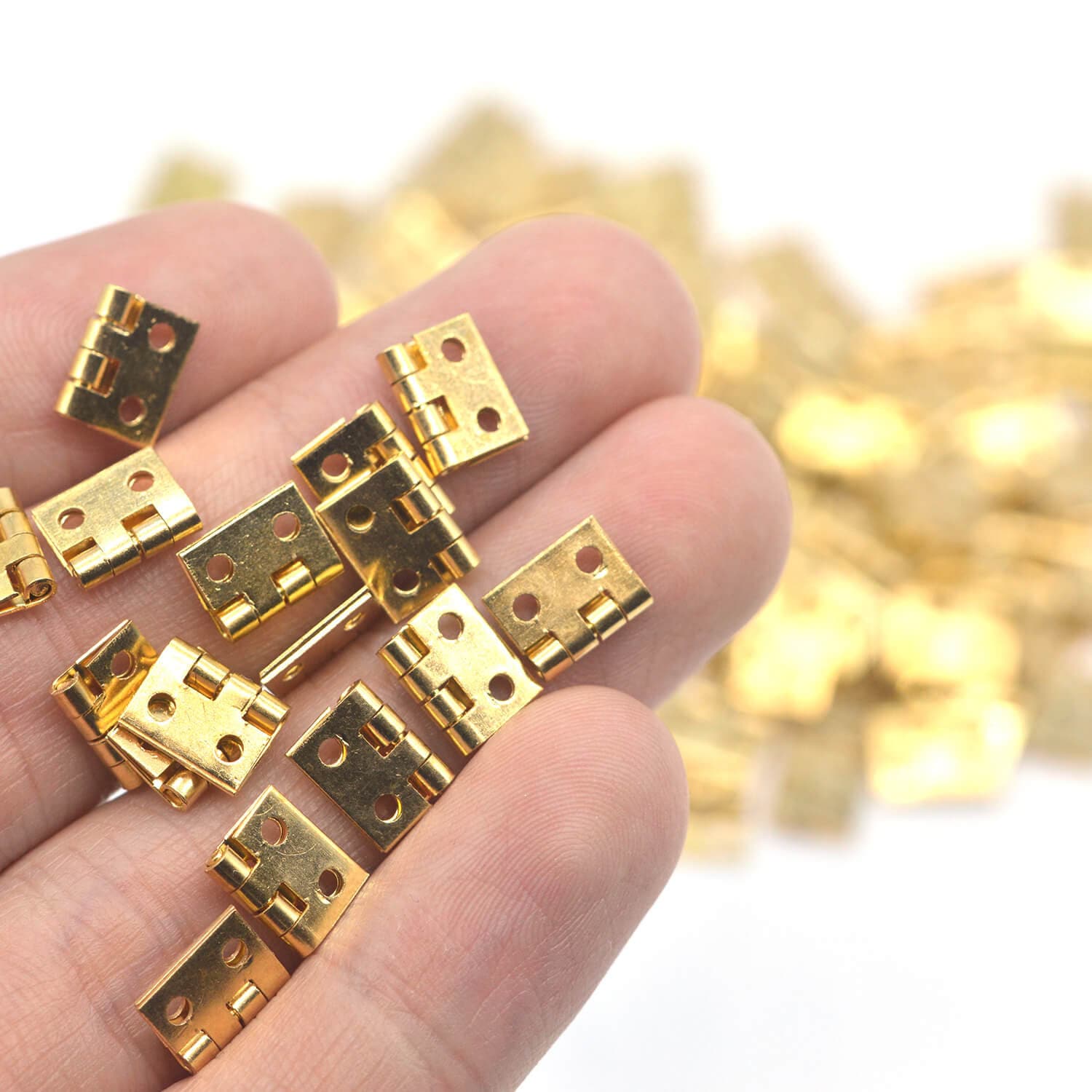 20pcs 1'' Brass Mini Door Hinges 1mm Thickness Brass Hinges For Furniture  Cabinet Kitchen Door Butt Hinges - Door Hinges - AliExpress