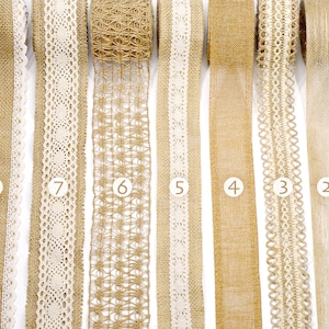 Ruban de jute rustique pour cadeaux artisanaux, emballage de rubans décoratifs en tissu de jute | Fournitures créatives DIY