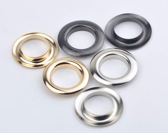 10pcs Brass Material Eyelet Grommet with Washer fit Leather Crafts Bag Shoes Belt Clothing 20mm | Craft Supplies DIY