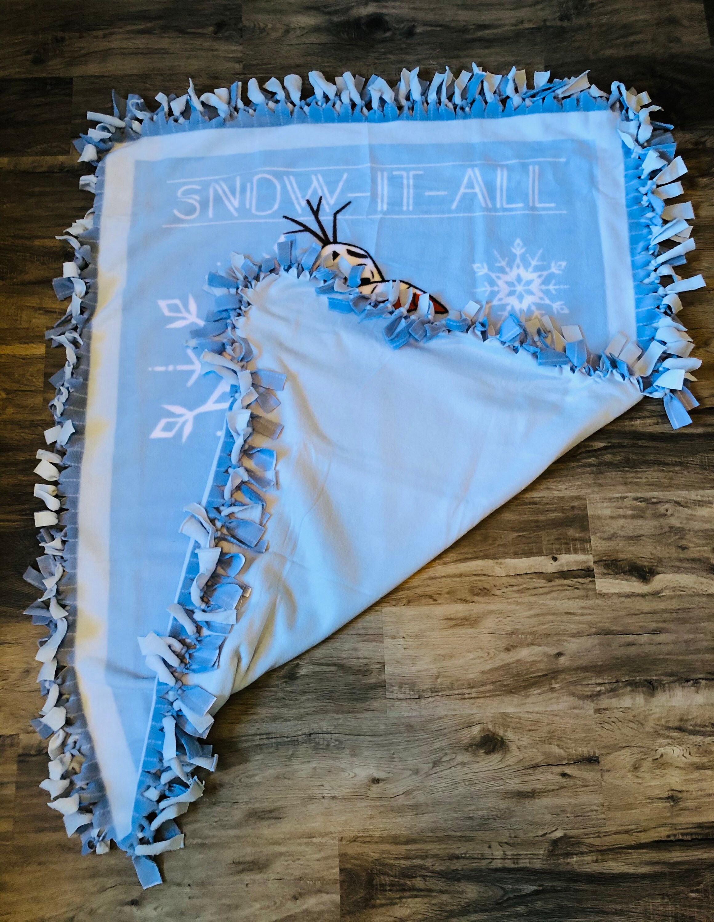 Frozen Fleece Blanket Olaf Blanket Frozen Kids Gift Kids Etsy