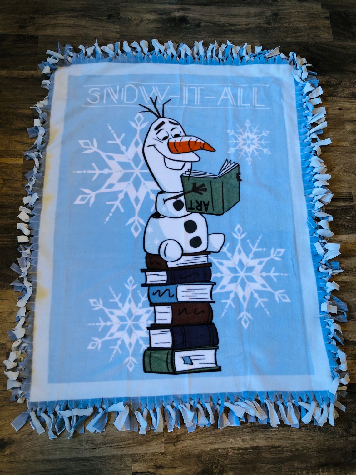 Frozen Fleece Blanket Olaf Blanket Frozen Kids Gift Kids Etsy