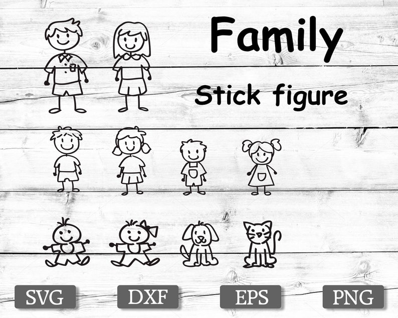 Free Free 218 Family Figures Svg SVG PNG EPS DXF File
