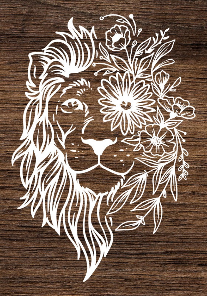 Download Eps Boho Lion Svg Png Lion Svg Dxf Flower Svg Mandala Svg Clip Art Art Collectibles Kientructhanhdat Com