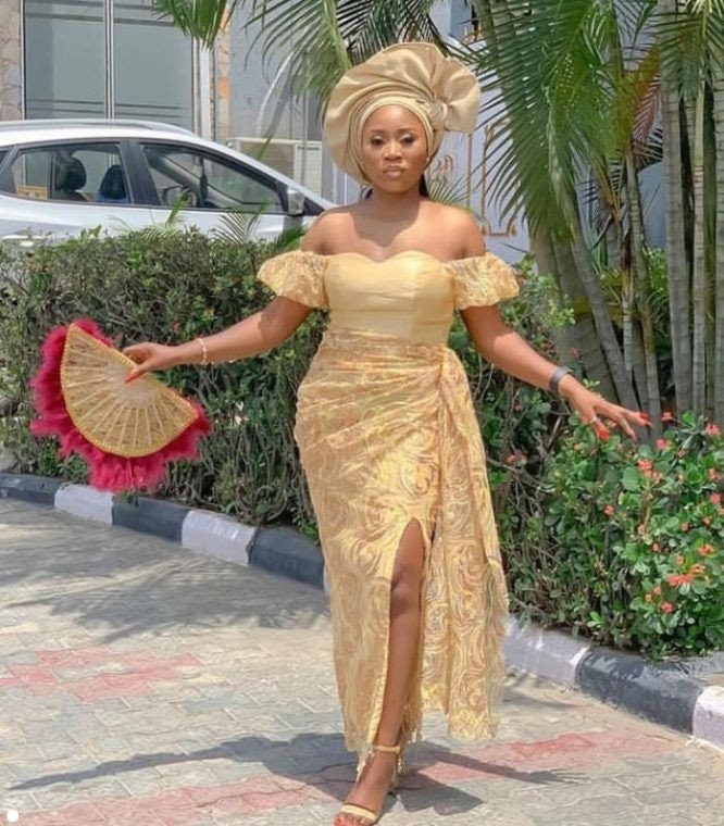 African Lace Dress Wedding Guest Dress African Fashion - Etsy