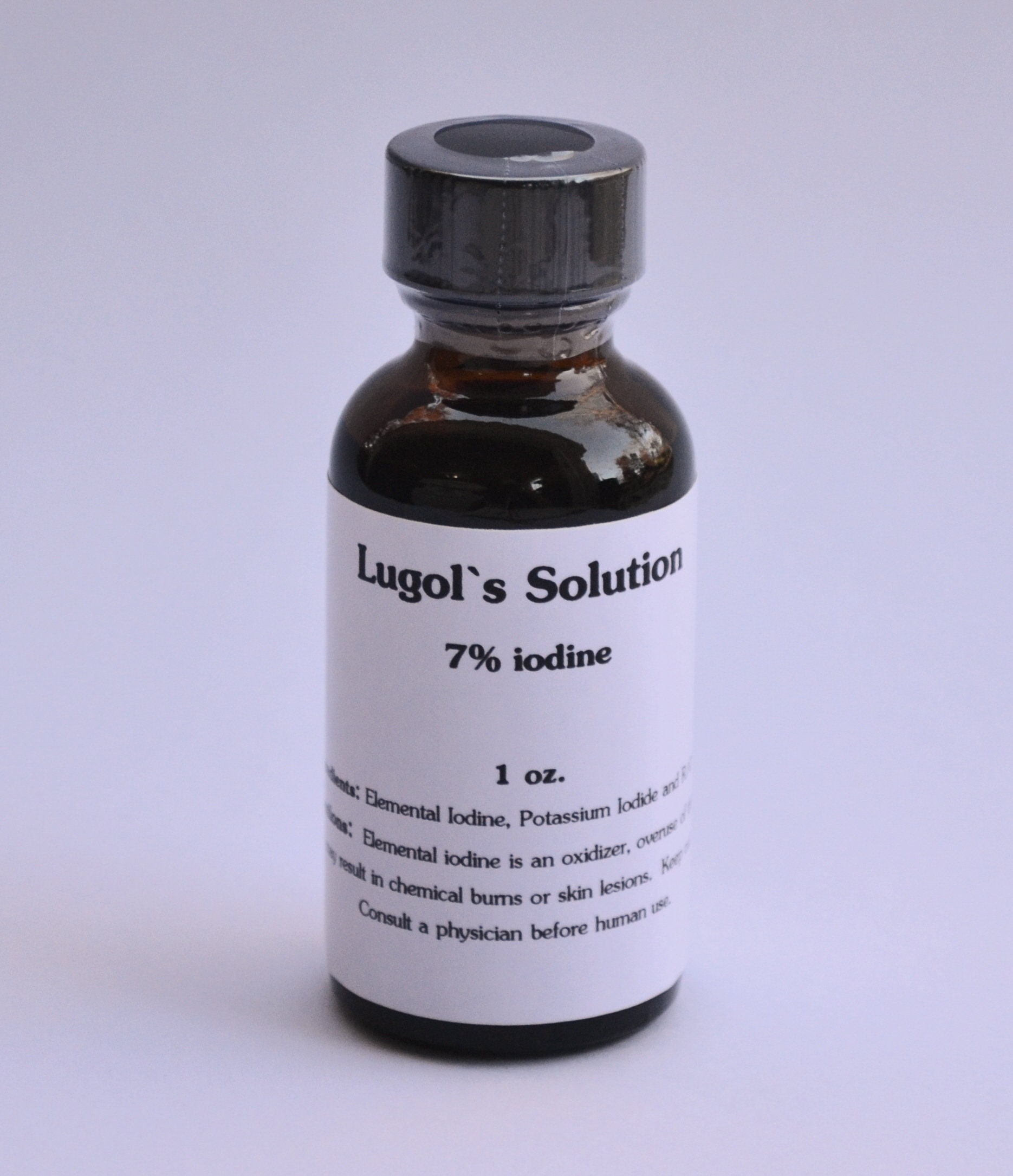 1 Oz. Lugol S Solution Lugols 7 Iodine Solution Etsy