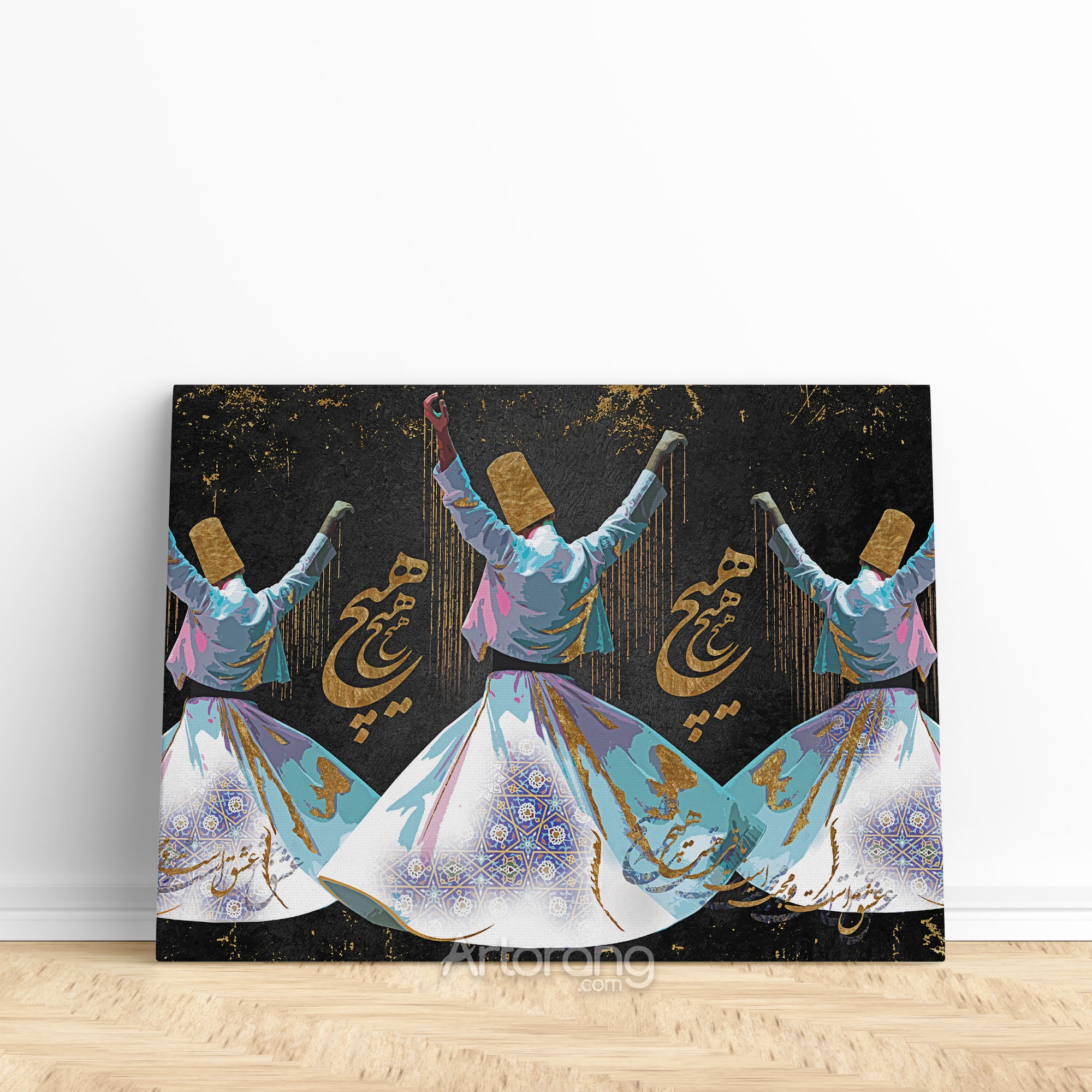 Tableaux décoratifs - The Sufi Whirling Dervishes - Tableau décoratif mural  Maroc
