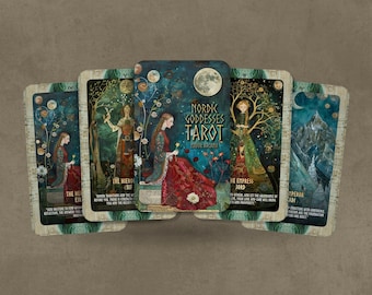 Nordic Goddesses Tarot  - Major Arcana - Nordic Major Arcana Insights - Tarot Cards - Tarot Deck - Divination Tools