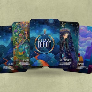 The Relaxing Tarot - Major Arcana - 22 tarot for Relaxation - Major Arcana Insights - Tarot Cards - Tarot Deck - Divination Tools