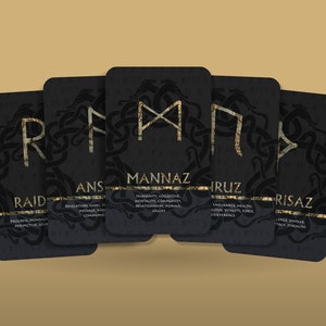 The Elder Futhark Runes - Nordische Karten - Nordische Karten - Nordische Runen - Nordische Runen - Runen Karten